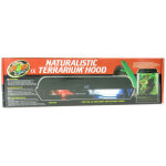 Zoo med - support de lampe double naturalistic terrarium hood 2x60 w max lf - 55e