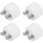 Support de lampe gu10 � mr16, 4pcs gu10 � mr16 adaptateur douille convertisseur de lumi�re led adaptateur ...