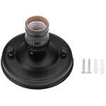 Support de lampe pendentif industriel vintage e26 / e27 pour plafond / mur, douille � vis pour ampoule, ...