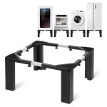 Swanew - support de machine à laver 50x50x30cm socle pour machine à laver - noir Swanew - support de machine à laver 50x50x30cm socle pour machine à laver - noir