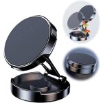 Support magntique pour tlphone - support universel pliable pour tableau de bord de voiture avec systme ...