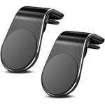 Support magn�tique pour t�l�phone - support voiture - compatible avec la plupart des t�l�phones - noir ...
