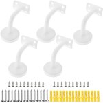 Support de main courante, 5pcs acier inoxydable supports de rampe main courante supports muraux, utilis� ...