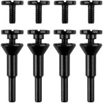 Support de mandrin de montage pour meule  trononner, trous de 3 / 8' et 1 / 4', lot de 4, pour meuleuse ...