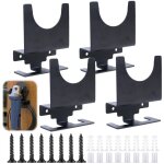 Support meuleuse d'angle, 4 pices, noir, acier, montage mural, organisateur pour meuleuses d'angle 10, ...