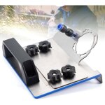 Support pour meuleuse d'angle 45� avec tapis antid�rapant, r�glable pour meuleuses type 100, outil pour ...