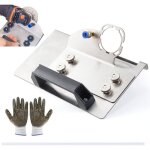 Support de meuleuse d'angle pour la coupe de carreaux en biseau  45 - avec tuyau et gants, support ...