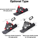 Support de meuleuse d'angle multifonctionnel avec vis de fixation pour chanfrein � 45� - guide de coupe ...