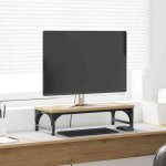 Support de moniteur ch�ne artisanal 55 x 23 x 14 cm