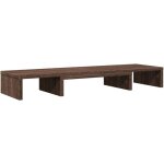 Support de moniteur support d'�cran �l�vateur r�glable ch�ne marron cfw80687