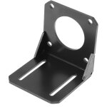 Support de montage en acier inoxydable noir (1 pi�ce) pour moteur pas � pas nema23 de 57 pouces.