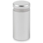 Support de montage en aluminium (entretoise) - 15 x 20 mm, argent mat