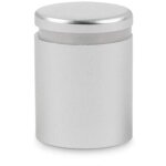 Support de montage en aluminium (entretoise) - 25 x 19, argent mat