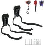 Support mural 2 pi�ces pour tondeuse � gazon, crochets universels ? pour rangement garage, atelier, abri ...