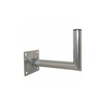Support mural antenne - fixation mural parabole bras coude l d�port 35 cm en acier