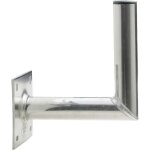 Support mural d'antenne satellite aluminium schwaiger wah25a001 ecartement du mur: 25 cm argent
