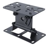 Un support mural pour enceinte, avec angle d'inclinaison et de rotation r�glable, convient aux syst�mes ...