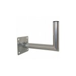 Hdme - support mural - fixation mural parabole bras coud� en alu d�port 25 cm parabole