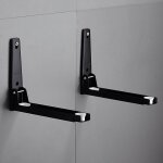 Support mural pour four � micro - ondes, support micro - ondes noir, grille de four � micro - ondes en ...