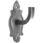 Support mural pour main courante, ornemental - largeur 85mm hauteur 150mm - fer forg� - � visser - deco ...