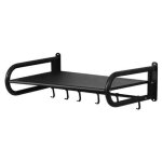 Support mural micro - ondes en acier inoxydable renforc� pour cuisine et restaurant, �tag�re pratique ...