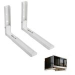 Support mural pour micro - ondes fixation solide et s�curis� blanc