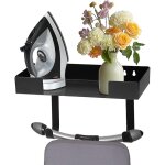 Support mural pour planche � repasser, crochet pour planche � repasser avec grand panier de rangement ...