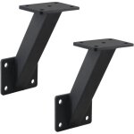 Support mural pour rampe d'escalier en acier robuste - accessoires de garde - corps en bois