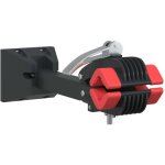 Support mural pour r�paration de v�lo pliable rouge et noir cfw56910