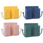 Support mural pour t�l�phone portable, 4 pi�ces bo�te de rangement murale pour climatiseur, organisateur ...