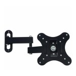 Support mural tv 10 - 26 pouces base pivotante � mouvement complet avec inclinaison et bras pivotant ...