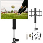 Support mural tv pour ecrans 28 - 32 pouces jusqua 60 kg fixation tv murale motorisee hauteur reglable ...