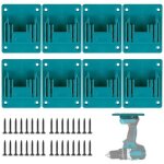 Support outils mural pour makita 18v, 8 pi�ces support machine makita avec 32 vis, porte outils mural ...