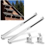 Support de panneau solaire, 2 paires de supports de module solaire supports de montage inclinables pour ...
