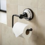 Support papier toilette r�tro noir paulgurkes