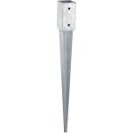 Support - pied  enfoncer pour poteau 9x9 cm galvanis  chaud