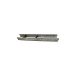 Support - pied  sceller en h pour poteau 12x12 cm