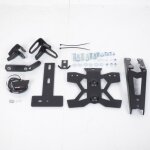 Support de plaque alu noir top block pour moto kawasaki z 1000