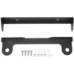 Support de plaque d'immatriculation rabattable en m�tal durable 333 01 r�sistant aux vibrations fixation ...