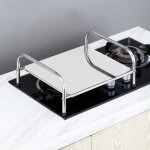 Support de plaque  induction en acier inoxydable, support de table rsistant et moderne couleur mtallique ...