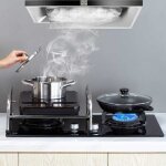 Support de plaque � induction en acier inoxydable, support de table r�sistant et moderne noir 39. 53417. ...
