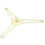 Support plateau � roulettes d'origine (482000007844, 481253578156) four micro - ondes bauknecht, ignis, ...