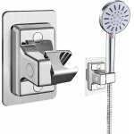 Support de pommeau de douche - universel r�glable � 360 � - puissant sans per�age - montage mural pour ...