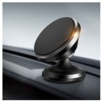 Support portable voiture magntique - porte tlphone rotation 360 attache smartphone aimants forts ...