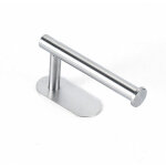 Support porte sopalin, adh�sif ou per�age porte rouleau papier cuisine sous l'armoire, acier inoxydable ...