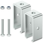 Support intermdiaire pour rail de chariot de 4, 5 cm