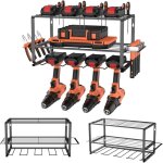 Support de rangement pour outils �lectriques � trois couches, supportant 150 livres, adapt� aux garages, ...