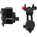 Support de r�glage fin avec adaptateur de niveau, r�glable � 360�, base pivotante en forme de l avec ...