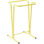 Support sac - poubelle fixe, capacit� max 110 l, jaune - mottez