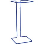 Support sac - poubelle fixe, capacit max 400 l, bleu - mottez